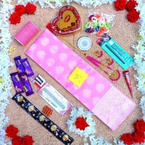 প্রিয়তমা কাতান কম্বো (বেবি পিঙ্ক)--১৭ আইটেম