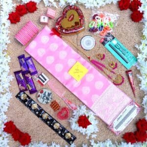 প্রিমিয়াম কাতান কম্বো (বেবি পিঙ্ক)-২১ আইটেম