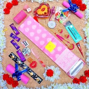 প্রিয়তমা প্রিমিয়াম কাতান কম্বো (বেবি পিংক)-২৪ আইটেম