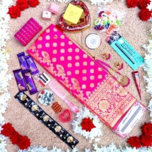 প্রিমিয়াম কাতান কম্বো (রাণী গোলাপী )-২১ আইটেম