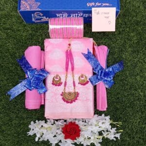 প্রিয়সী কাতান কাম্বো (বেবি পিংক)-৯ আইটেম