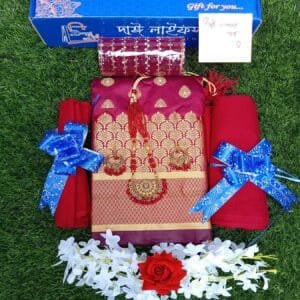 প্রিয়সী কাতান কাম্বো (মেরুন-খয়েরি)-৯ আইটেম