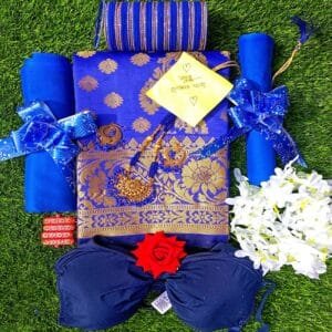 প্রিয়সী কাতান কাম্বো (নীল)-10 আইটেম (ব্রা