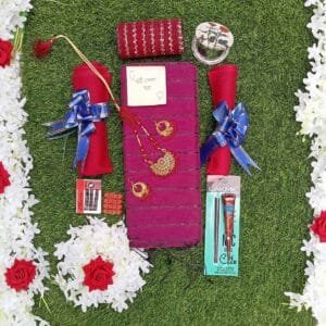 চুমকি শাড়ির কম্বো প্যাকেজ ( parpel)-১৫ আইটেম