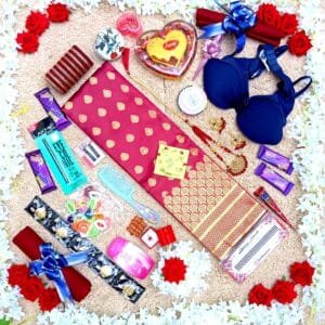 মনের রাণী কাতান কম্বো ( মেরুন )-২৭ আইটেম